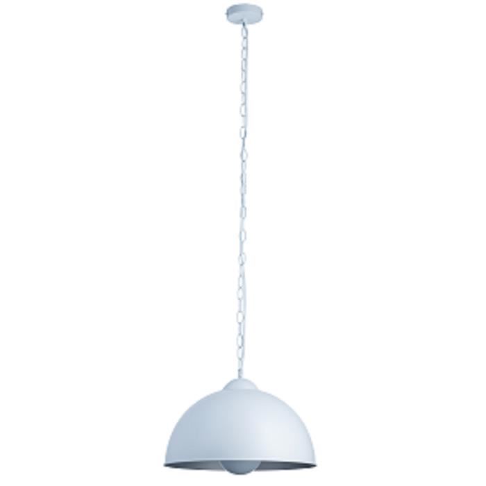 Suspension Moderne Et Design Fernanda Blanc Et Argent