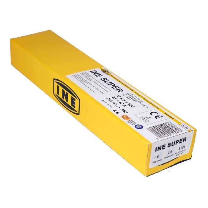 Proweltek: 350 Électrodes rutiles acier ø 1,6 mm