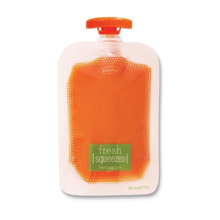Infantino Recharge 50 Gourdes Jetables Infantino Squeeze Station 118 Ml