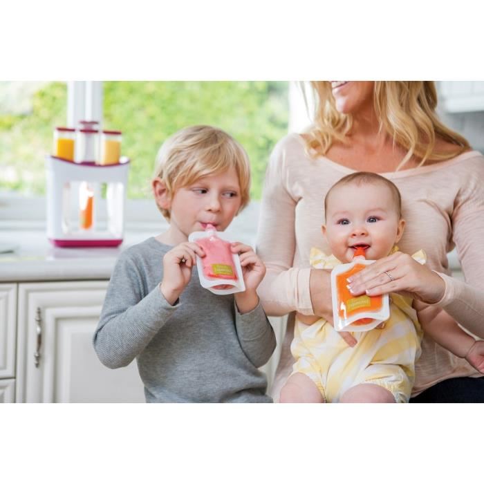 Infantino Recharge 50 Gourdes Jetables Infantino Squeeze Station 118 Ml