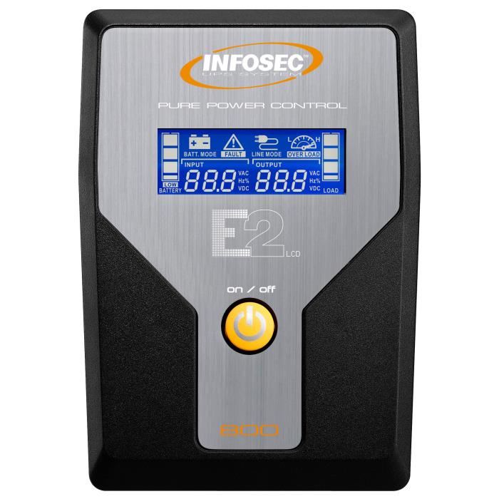 Infosec Ups System Onduleur E2 Lcd 800