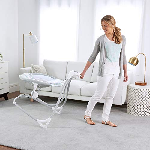 Ingenuity Balancelle Transat Bebe Electrique Pivotante 180° Everston 6 Vitesses Cadeau Bebe