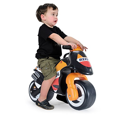 Porteur Moto Neox Injusa - Repsol - Pour Bebe De 18 Mois - Noir Et Orange - 2 Roues