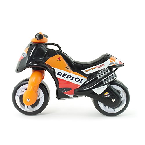 Porteur Moto Neox Injusa - Repsol - Pour Bebe De 18 Mois - Noir Et Orange - 2 Roues
