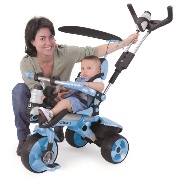 Injusa Tricycle Enfant Evolutif City Bleu
