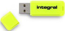 Cle usb - 32 Go - INTEGRAL - USB 2.0 - Jaune