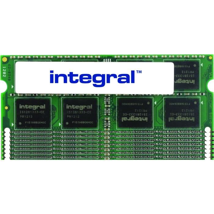 INTEGRAL EUROPE DRAM 8Go DDR3 1600 SoDIMM CL11 UNBUFFERED 15V