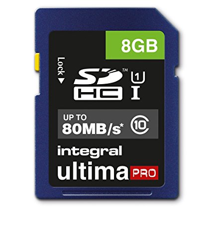 Integral Carte Sdhc Ultima Pro 8gb 80mbs Class 10