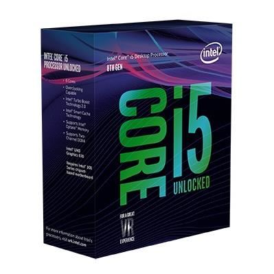 Processeur Intel Core i5 8600K - 3.6GHz/9Mo/LGA1151(2017)/Ss Vent.