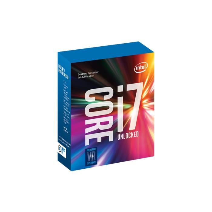 Processeur Intel Core i7 7700K 42GHz8MoLGA1151BOXss Vent