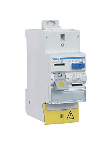 HAGER Interrupteur differentiel 63A 30mA type AC 230V CDC764F Hager