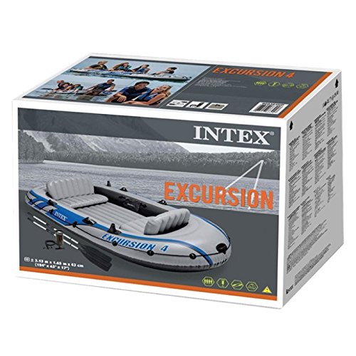 Intex Excursion 4 Bateau Unisex-youth, G...