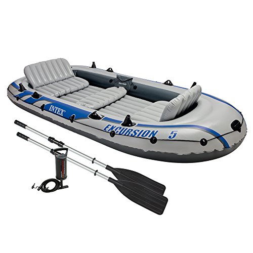 Set Bateau Gonflable 5 Places Intex Excursion 5