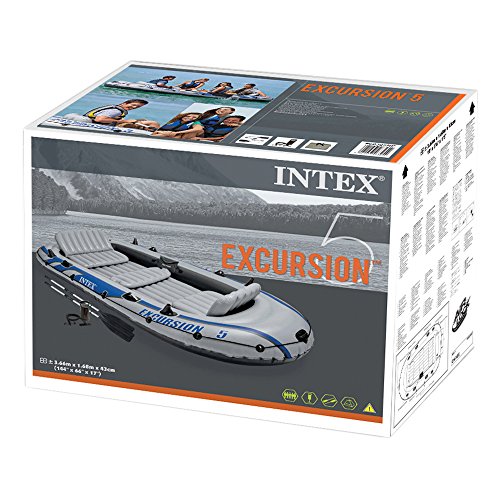 Set Bateau Gonflable 5 Places Intex Excursion 5