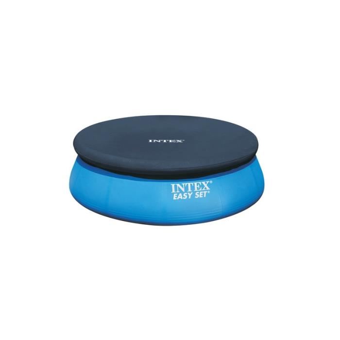 Bache pour piscine autoportee ronde Intex 3.96 m