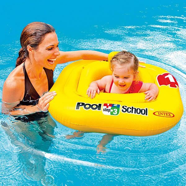Bouee Gonflable Pour Bebe Piscine Culotte Pool School Intex Dimensions 79x79 Cm Poids Max 15 Kg