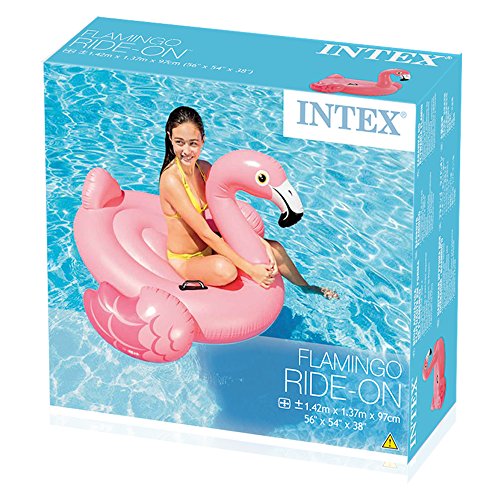Bouee Gonflable Flamant Rose - 142x137x97 Cm