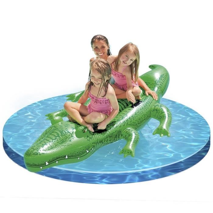 Crocodile A Chevaucher - Intex - Longueur 193 Cm - Mixte - A Partir De 3 Ans