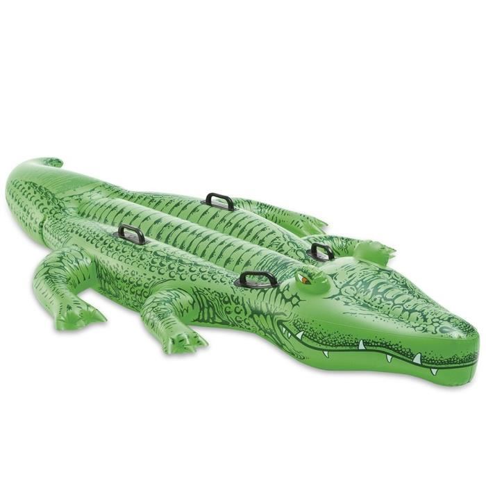NEUF Jeux piscine de marque Intex Modele Crocodile gonflable 203 x 114 cm 