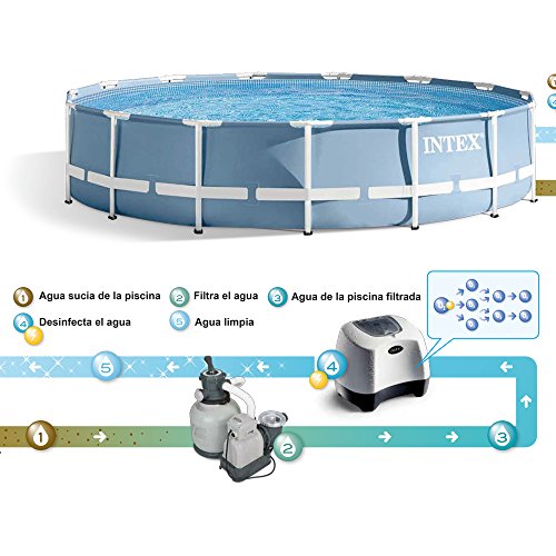 Generateur De Sel Chlore Krystal Clear Intex - Debit D'eau Min. 6056 L/h