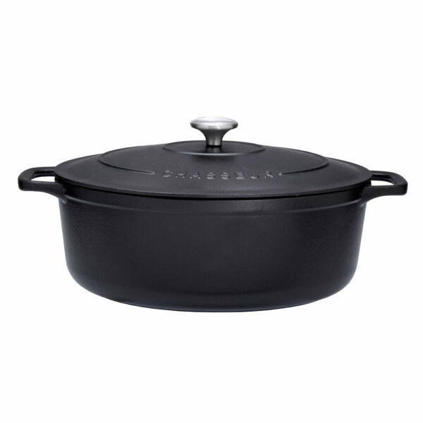 Chasseur Cocotte Sublime fonte ovale 8,5 L 35 cm noir Chasseur