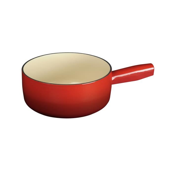 Caquelon Savoyard Invicta En Fonte Emaillee Rubis 20cm