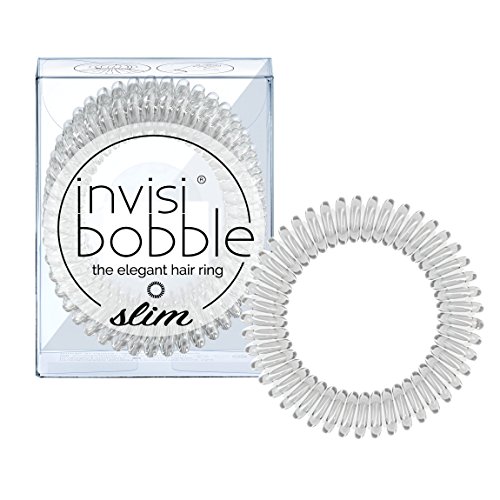 Invisibobble Slim Elastique A Cheveux 3 Pcs Couleur Crystal Clear - Pr?hledná