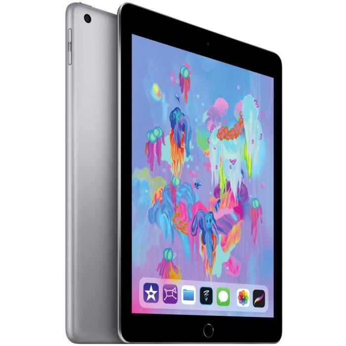 Apple - 9,7 Ipad Retina (6eme Generation) - Wifi + Cellulaire 128go - Gris Sideral