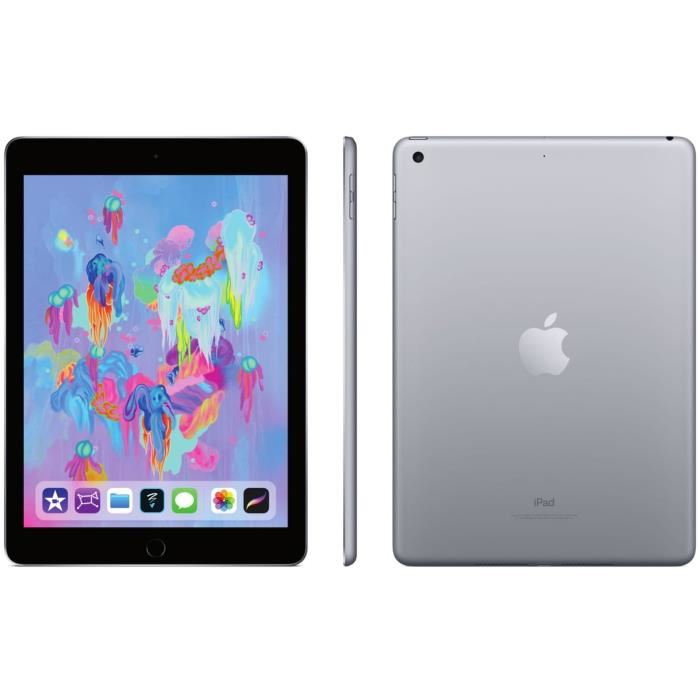 Ipad 9,7 Pouces 2018 Wi-fi Gris Sideral 128go