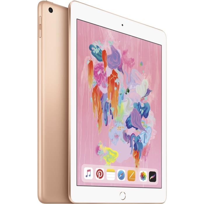 Apple 9.7-inch Ipad Wi-fi + Cellular - 6eme Generation - Tablette - 128 Go - 9.7 Ips (2048 X 1536) - 4g - Lte - Or