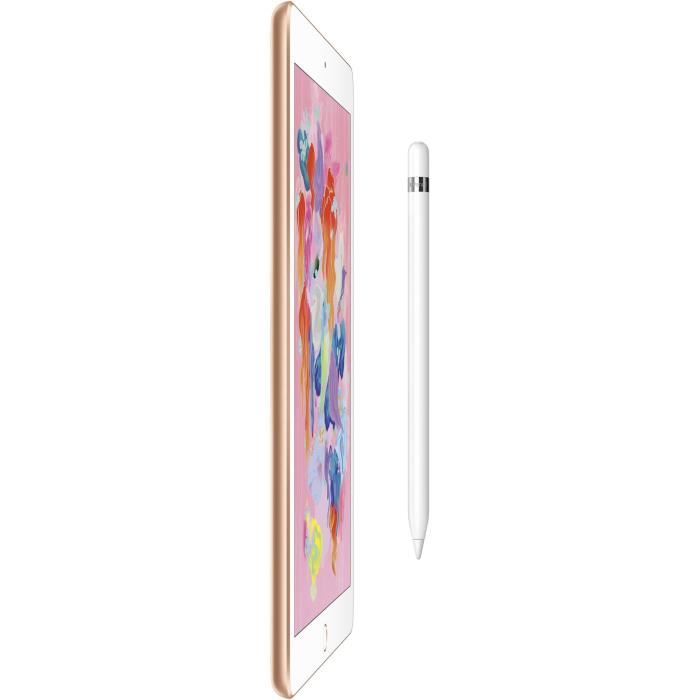 Apple 9.7-inch Ipad Wi-fi + Cellular - 6eme Generation - Tablette - 128 Go - 9.7 Ips (2048 X 1536) - 4g - Lte - Or
