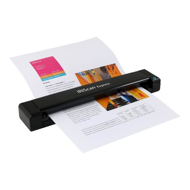 Scanner Portable Iris Iriscan Express 4 Usb 8ppm Simplex Format Carte De Visite Resolution 300 Ppp