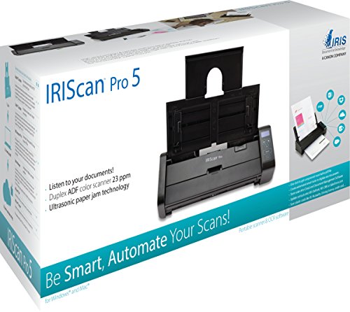 Scanner De Documents Iriscana¢ Pro 5 Winmac 23ppm Adf 20pages Iris