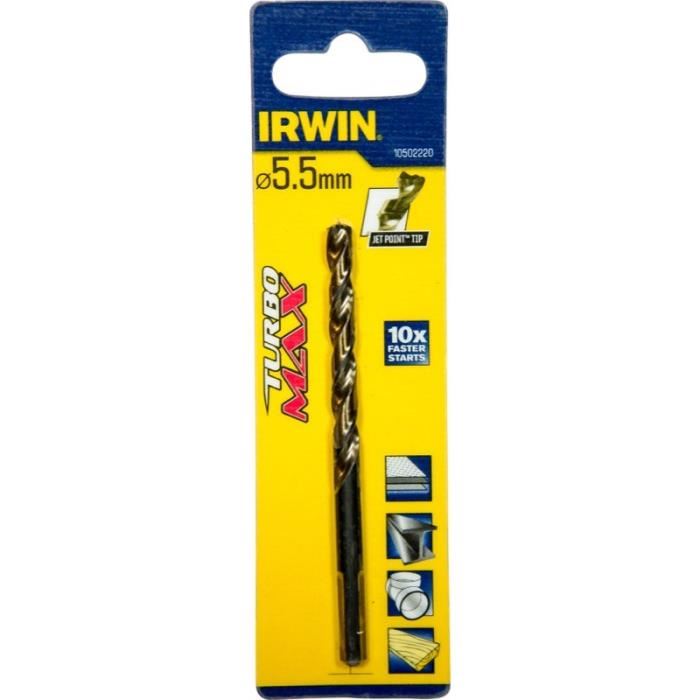 IRWIN Foret a metaux HSS Turbomax 55x93 mm