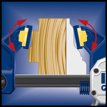 Serre-joints/ecarteurs Rapide Irwin Xp 150 Mm - Deux Patins Doux - Serrage Rapide Ajustable A La Gachette