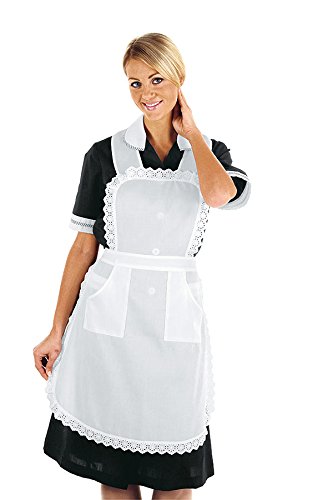 Isacco - Tablier domestique blanc avec d...