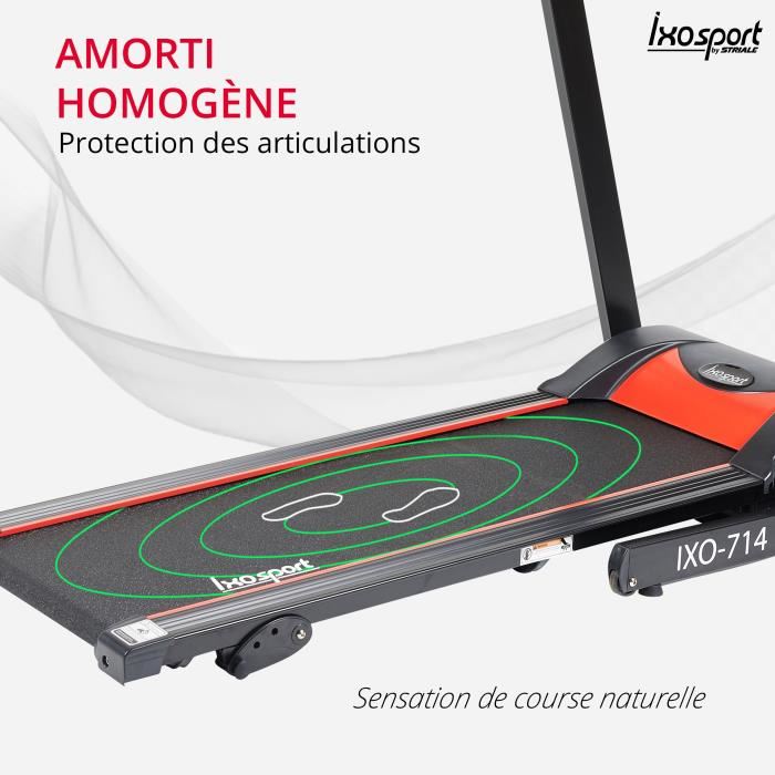Ixosport Tapis De Course Pliable 16 Kmh Inclinable Pre Monte Power Plus Ixo 714 25 Cv 12 Programmes
