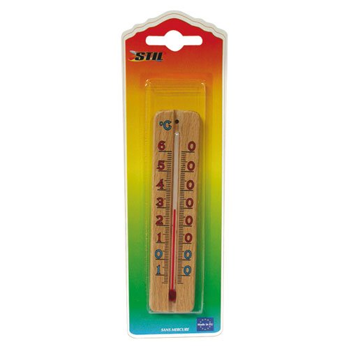 Thermometre bois Stil