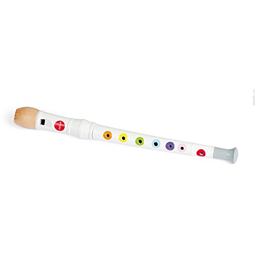 Flute En Bois - Janod - Confetti Blanche - Enfant - A Partir De 3 Ans