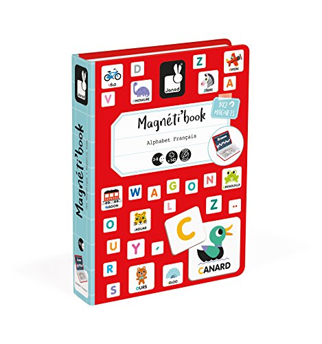 Janod - Magneti'book Alphabet Francais, 142 Magnets - Des 3 Ans