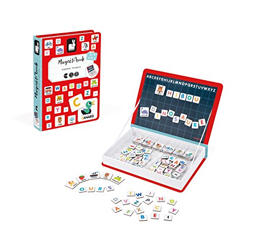 Janod - Magneti'book Alphabet Francais, 142 Magnets - Des 3 Ans