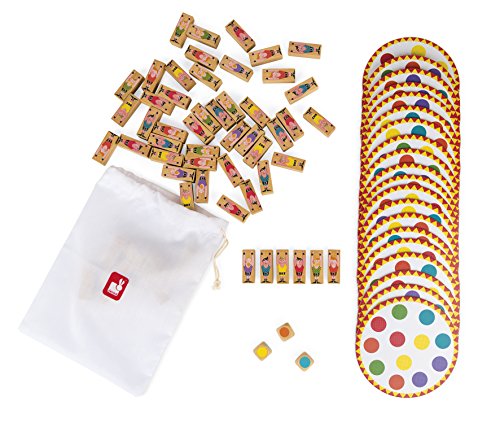 Jeu Dadresse Janod - Acrobat - Pour Enfants De 5 Ans Et Plus - Tour De Pions En Bois Multicolores