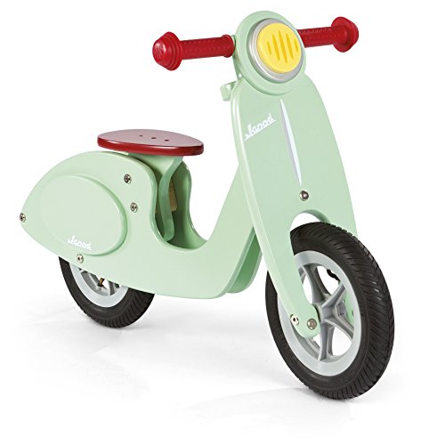 Draisienne Scooter Mint Janod Pour Enfants De 3 Ans Et Plus Style Retro Reglable En Hauteur Roues Silencieuses