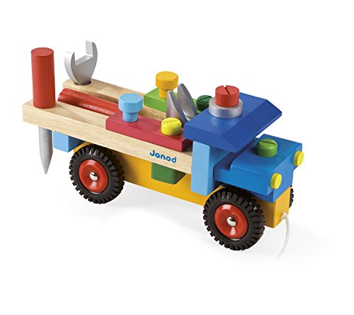 Janod - Camion De Bricolage (bois) - Des 2 Ans