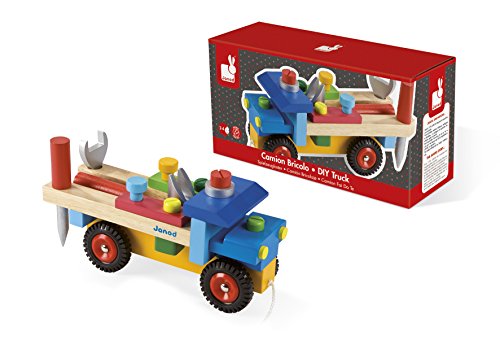 Janod - Camion De Bricolage (bois) - Des 2 Ans