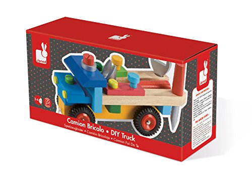 Janod - Camion De Bricolage (bois) - Des 2 Ans