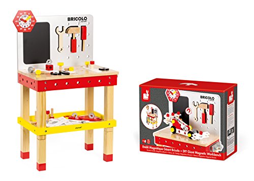 Juratoys Jouets D'imitation Etabli Magnetique Geant Redmaster (bois)