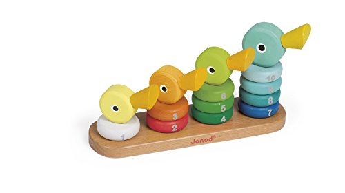 Janod Empilable Duck Family Bois Des 1 An