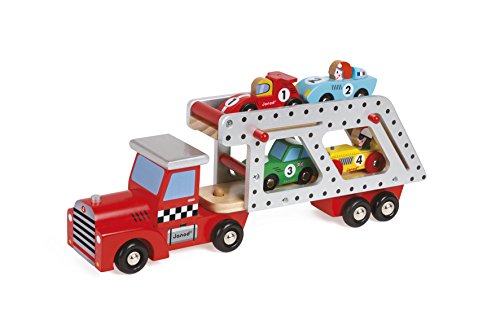 Camion Transporteur 4 Voitures Story Racing