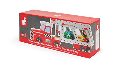 Camion Transporteur 4 Voitures Story Racing